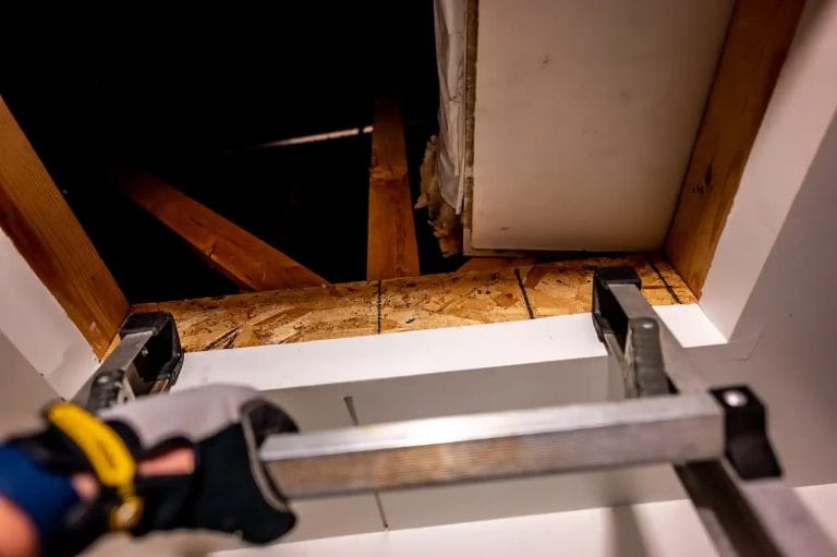 how to fix a leaking roof from the inside attic